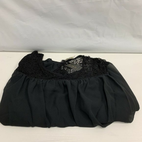 C.O.C. Women's Duo Fabric Woven Top Black 2XL X396 - Picture 3 of 4